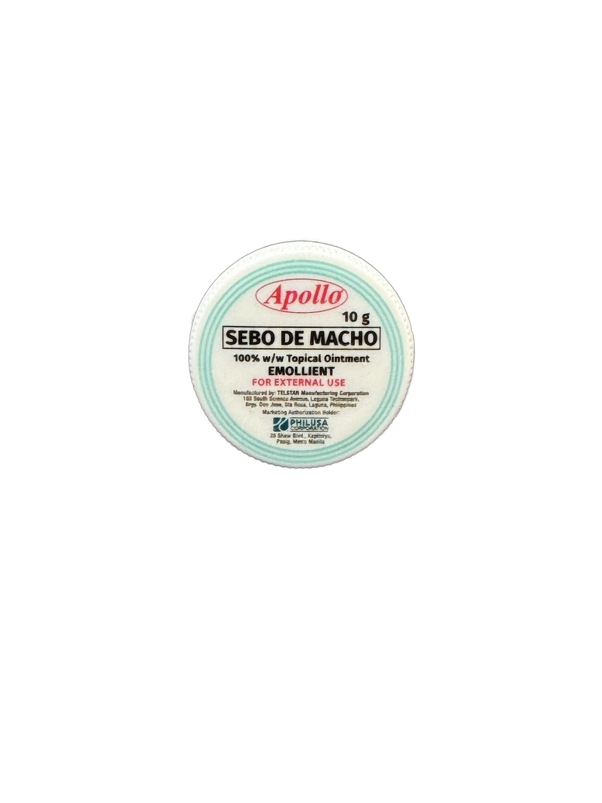 Apollo Sebo De Macho 100% w/w Topical Ointment