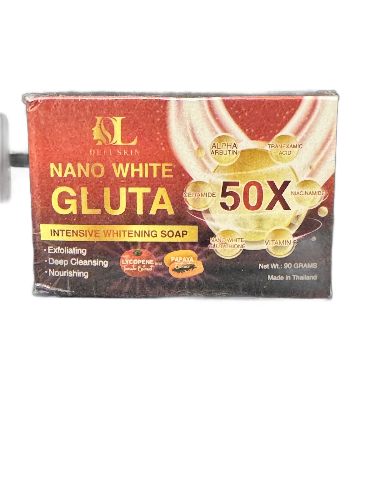 Deli Skin Nano White Gluta Intensive Whitening Soap 90g