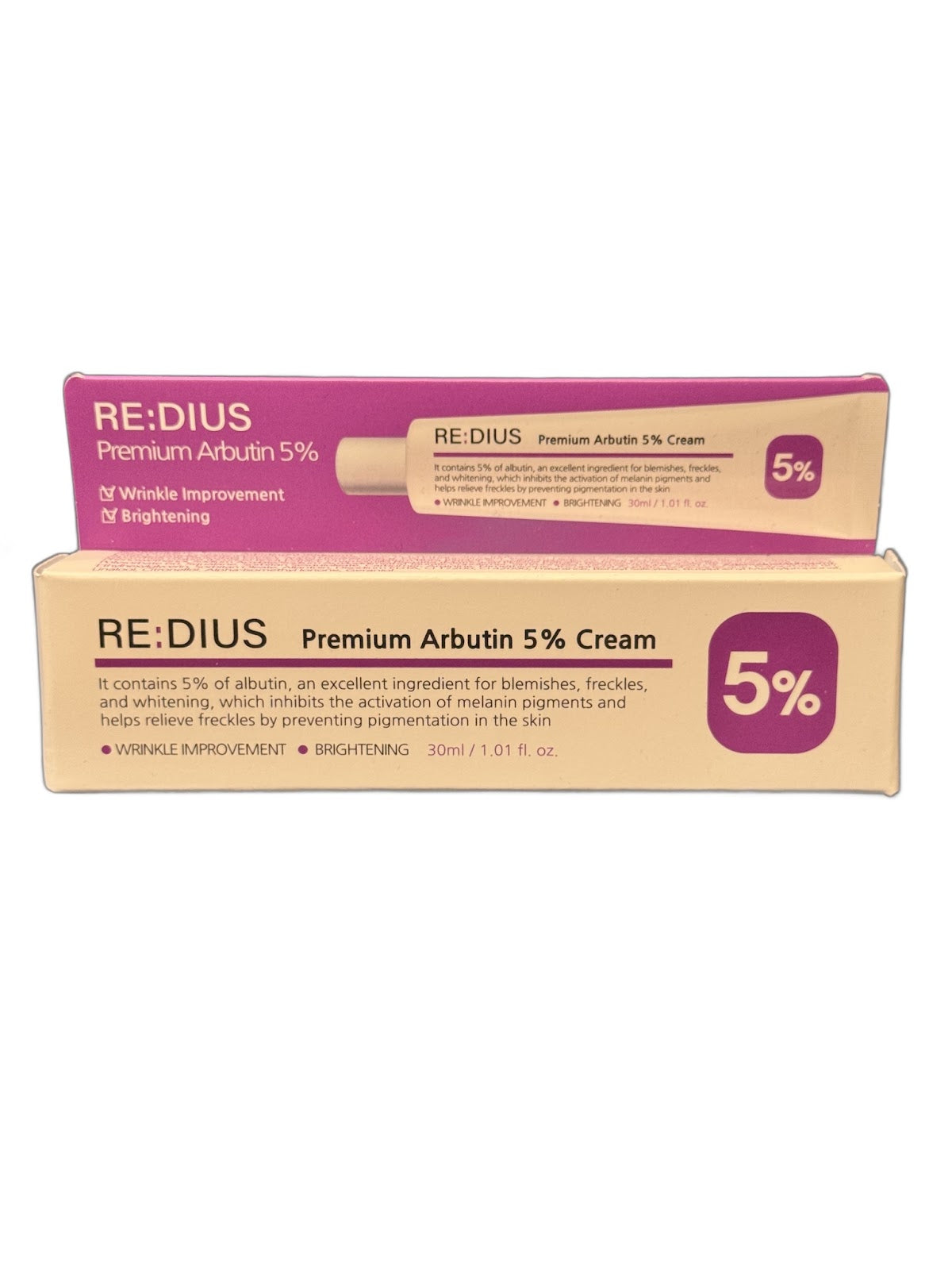 RE:DIUS Premium Arbutin 5% Cream 30ml