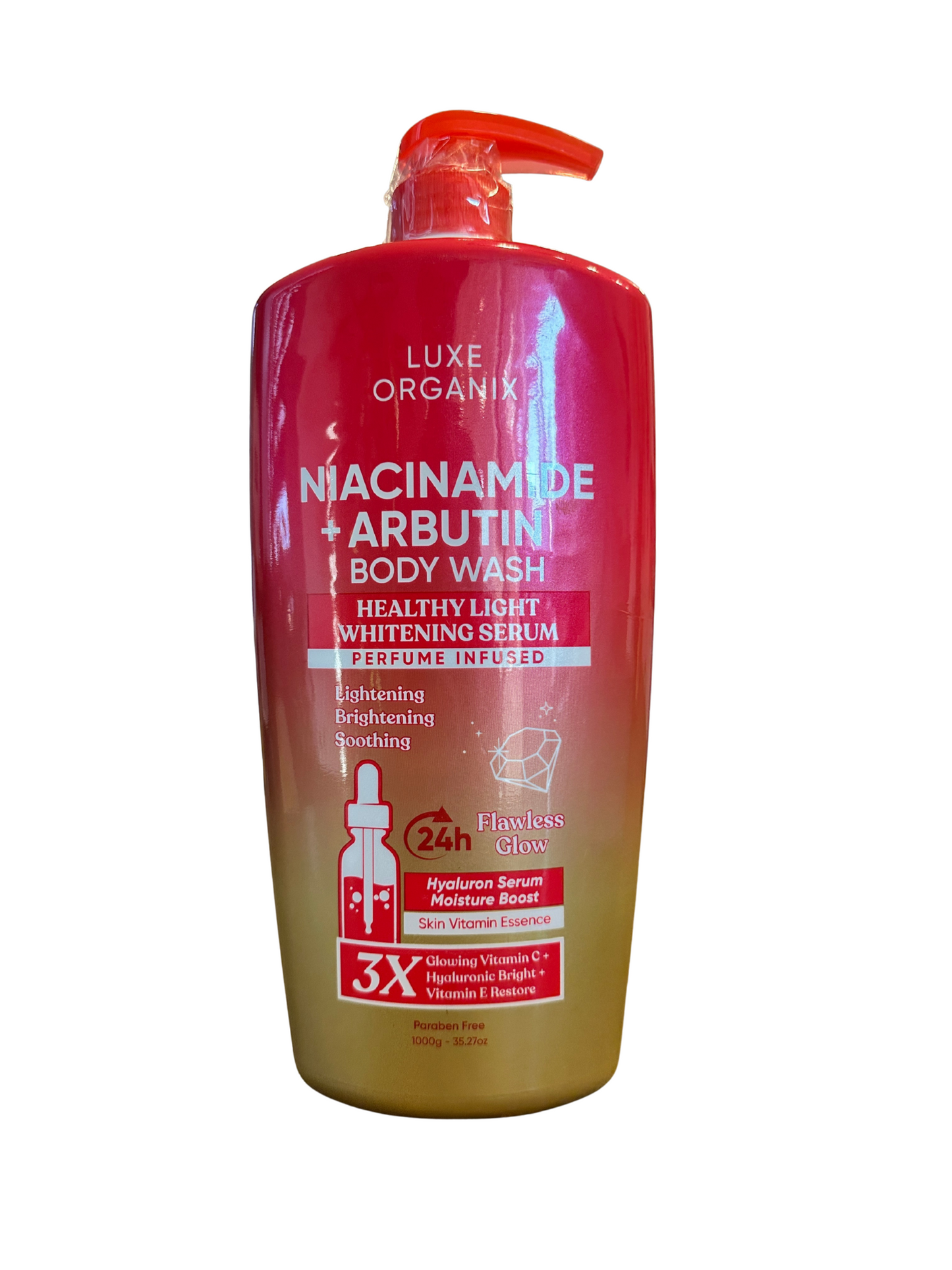 Luxe Organix Body Wash Healthy Light Whitening Serum