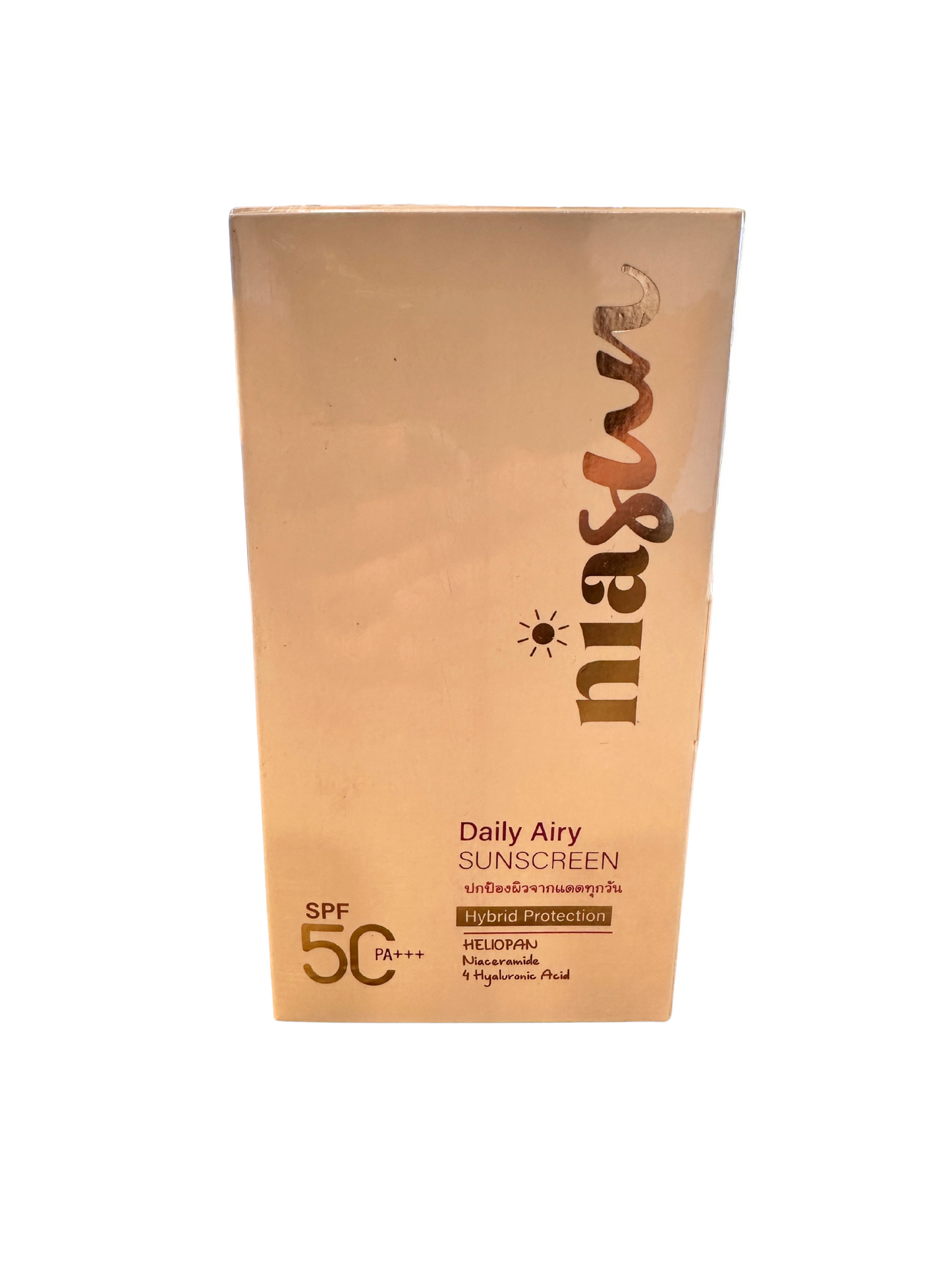 Niasun Daily Airy Sunscreen SPF50 PA+++ – Lightweight sun protection at Tindahan PH