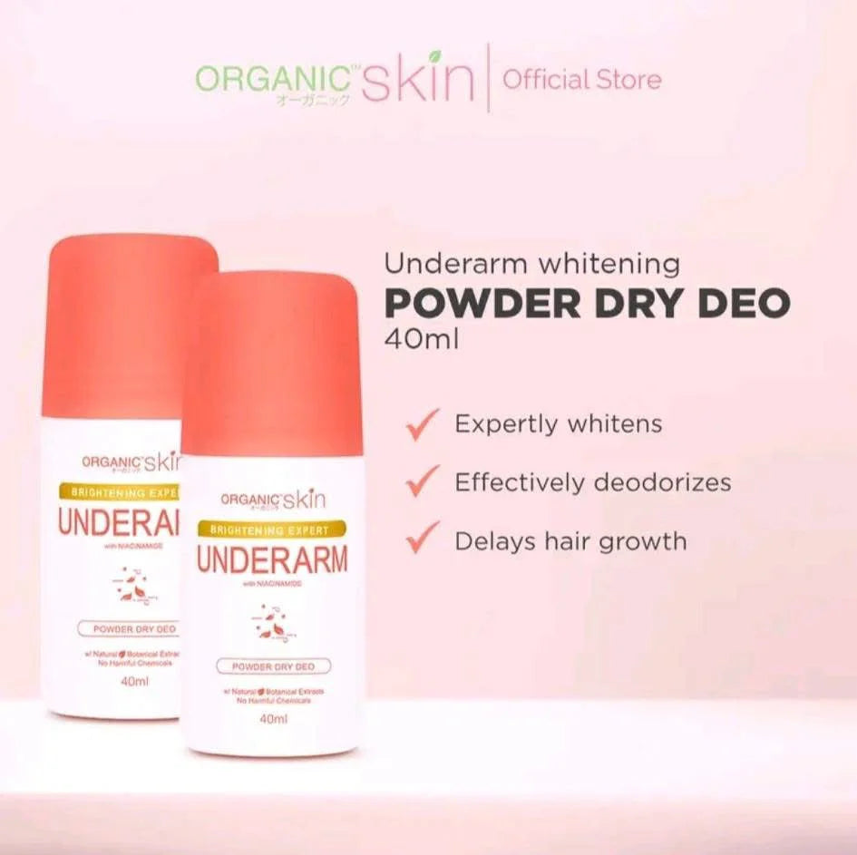 Organic Skin Underarm Powder Dry Deo for sweat-free freshness – Tindahan PH