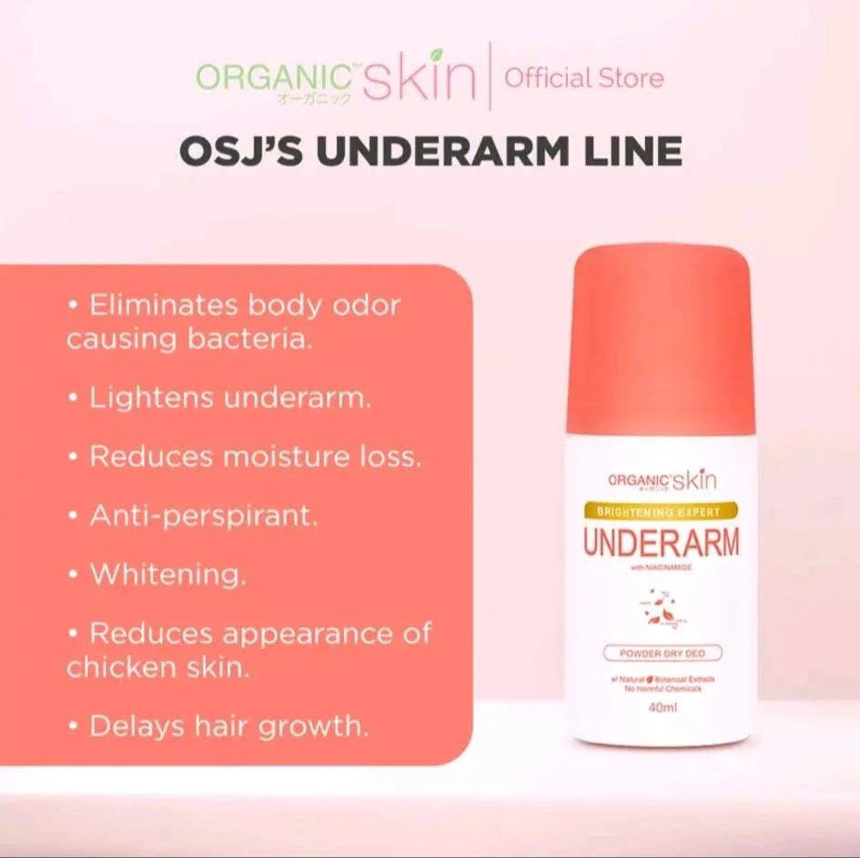 Organic Skin Underarm Powder Dry Deo for sweat-free freshness – Tindahan PH