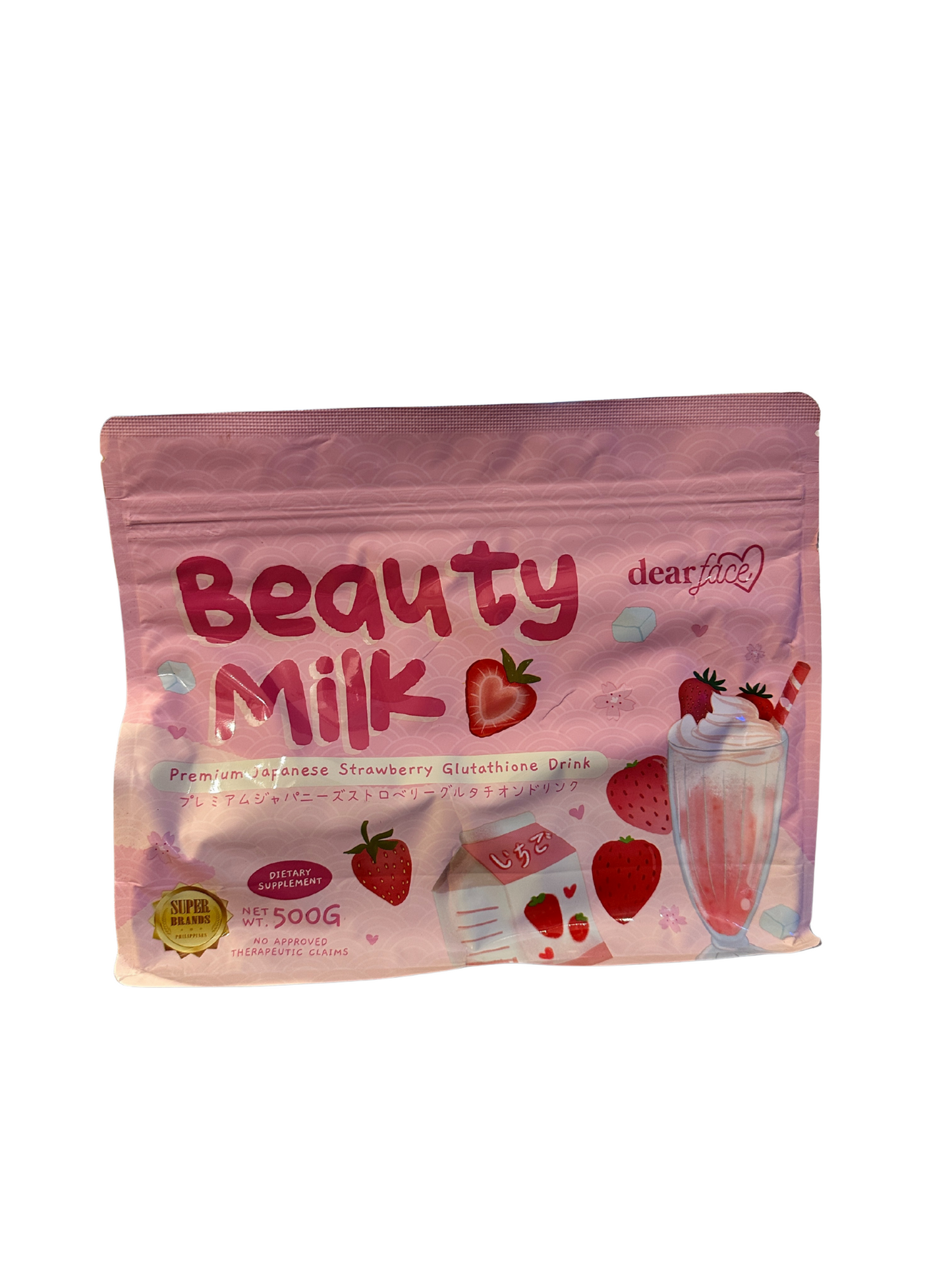 Dear Face Beauty Milk Strawberry 500gms