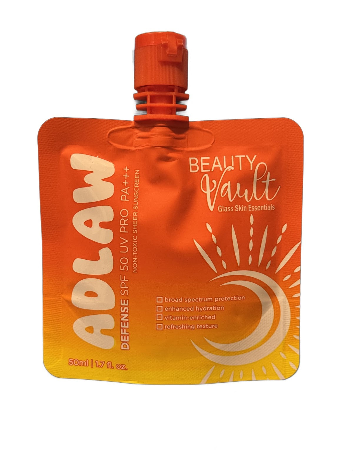 Beauty Vault ADLAW Defense SPF 50 UV Pro PA+++ Sunscreen 50ml