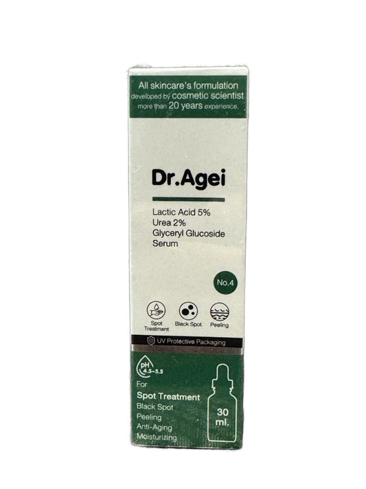 Dr. Agei No.4 Lactic Acid 5% Urea 2% Glyceryl Glucoside Serum