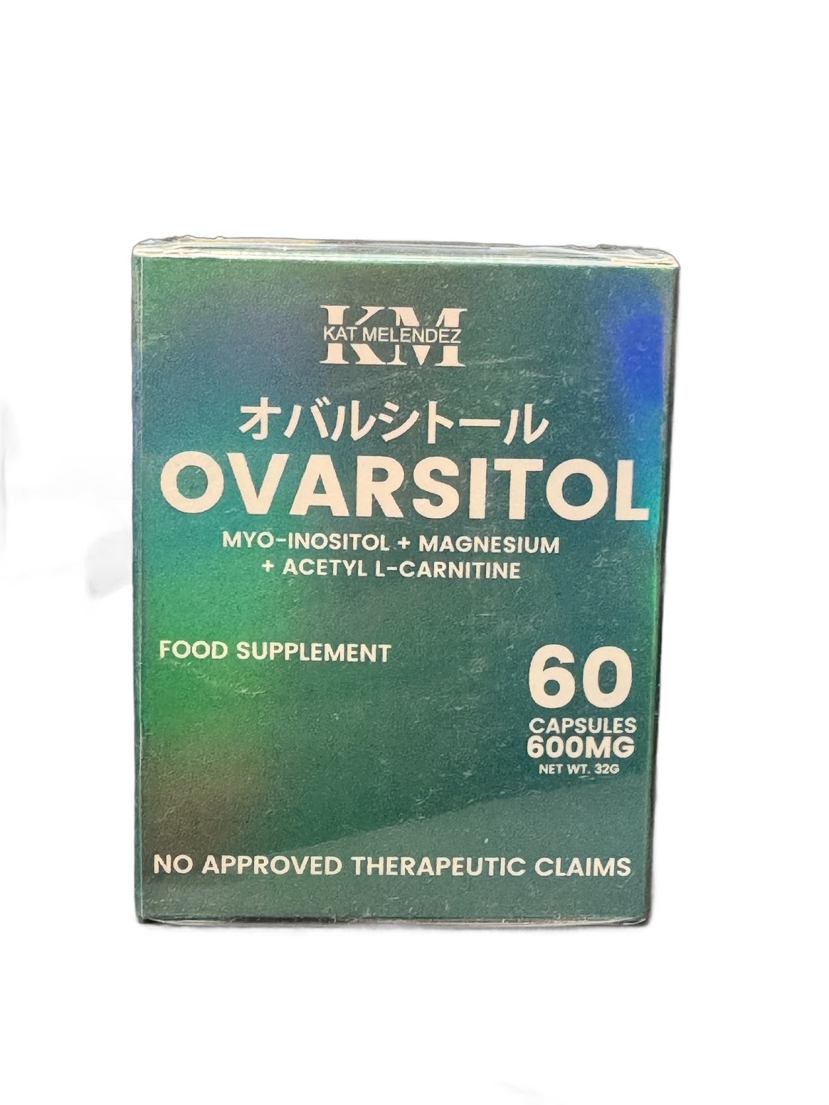 Kat Melendez Ovarsitol Myo-Inositol + Magnesium + Acetyl L-Carnitine Food Supplement