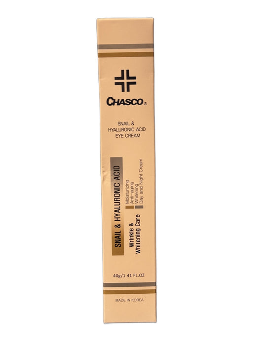 Chasco Snail & Hyaluronic Acid Eye Cream 40g