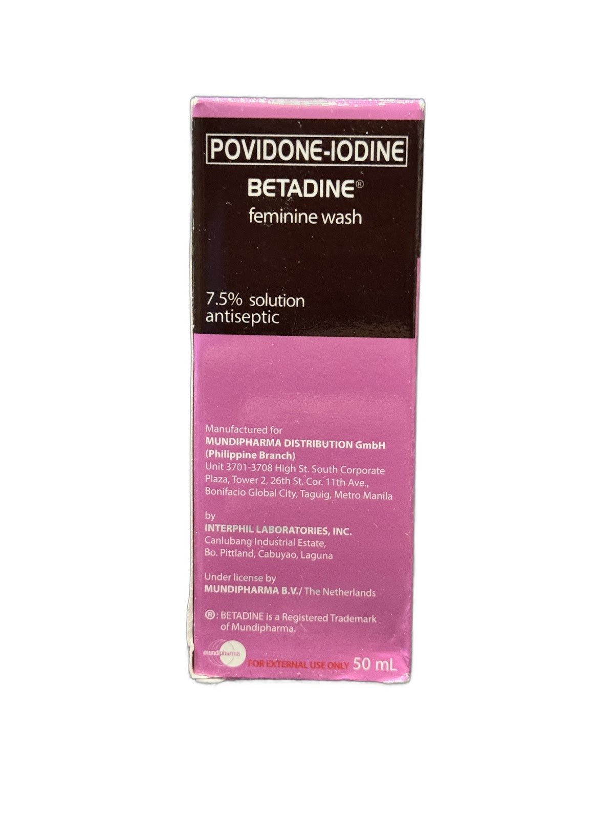 Betadine Feminine Wash (Povidone-Iodine 7.5%)
