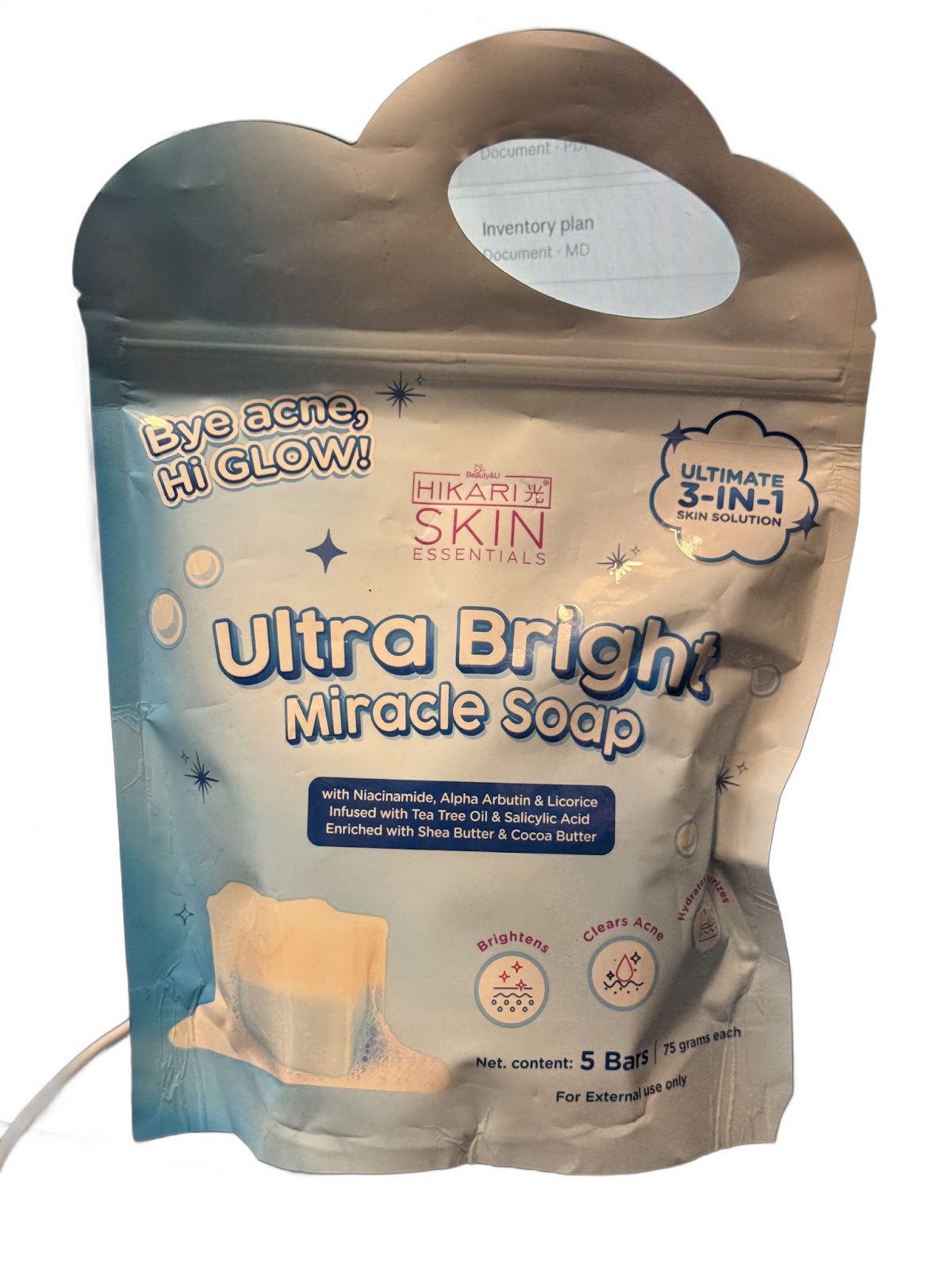 Hikari Skin Essentials Ultimate 3-in-1 Ultra Bright Miracle Soap (5 Bars)
