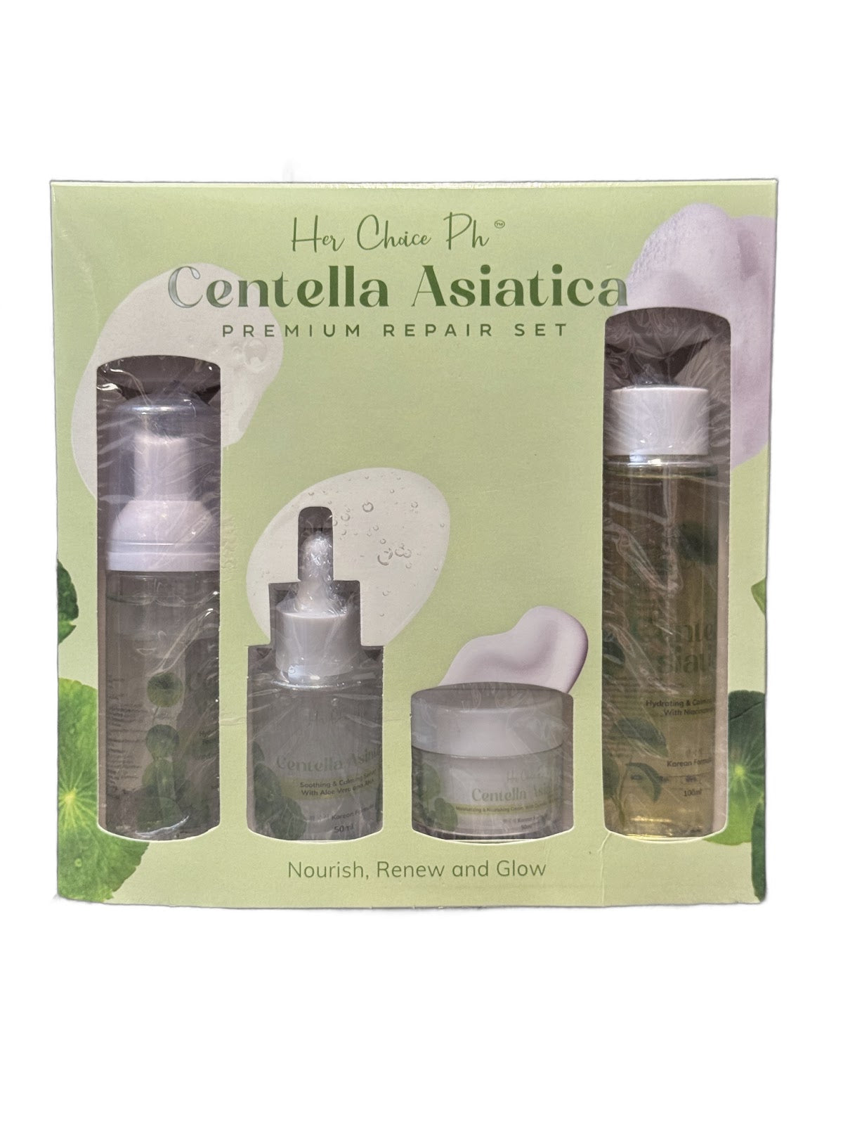 Her Choice Ph Centella Asiatica Premium Repair Set (4-in-1)