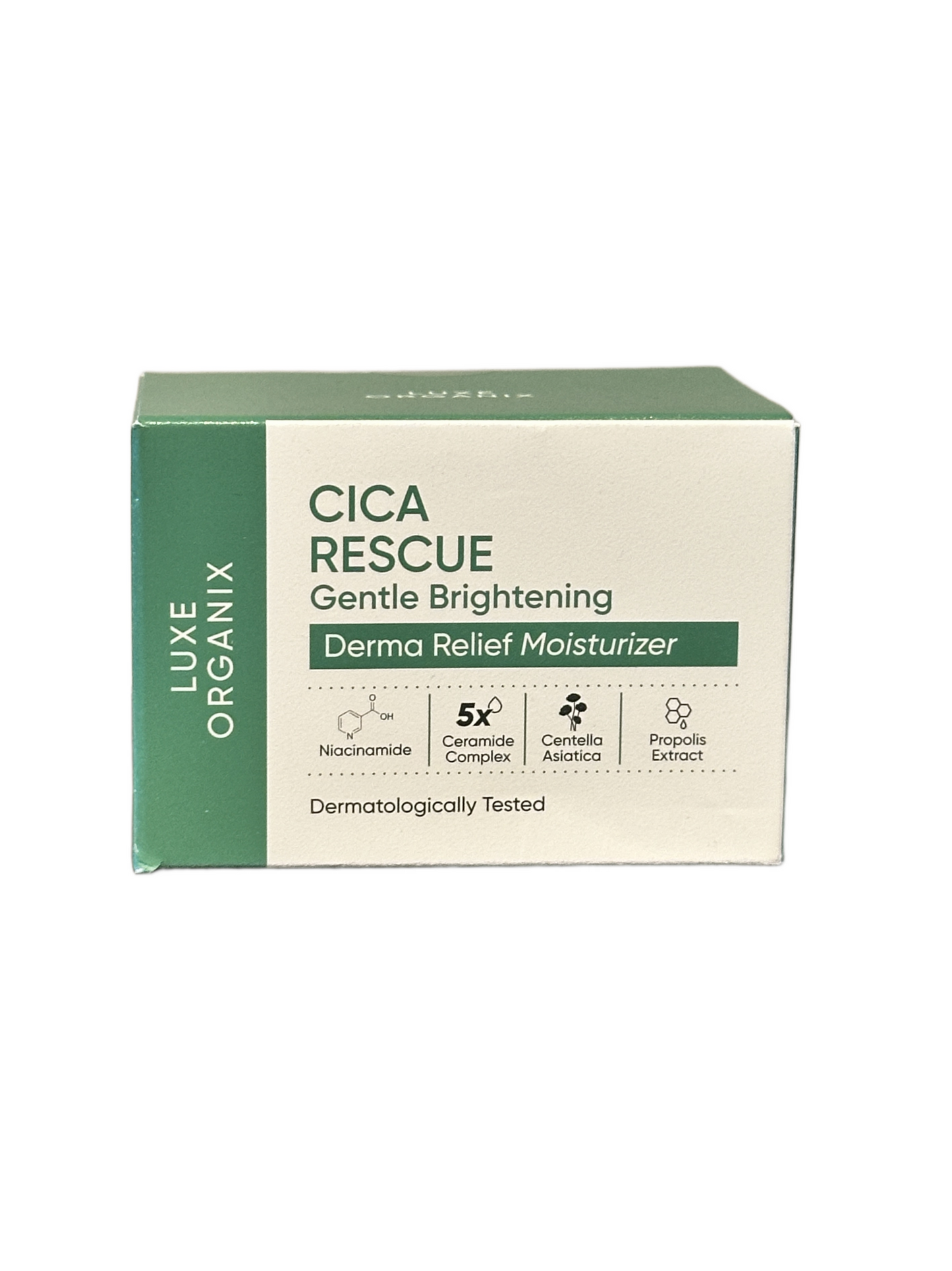 Luxe Organix Cica Rescue Gentle Brightening Derma Relief Moisturizer