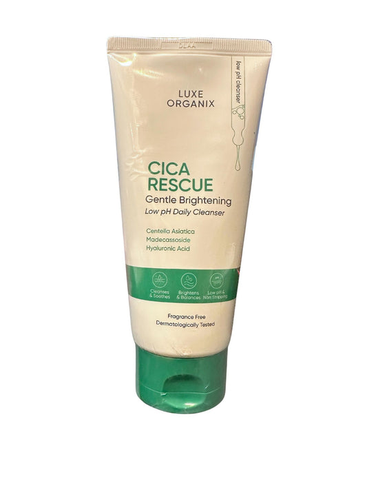 Luxe Organix CICA Rescue Gentle Brightening Facial Wash