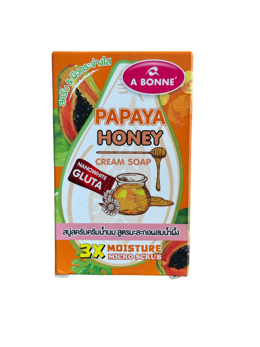 A Bonne Papaya Honey Soap for glowing skin – available at Tindahan PH