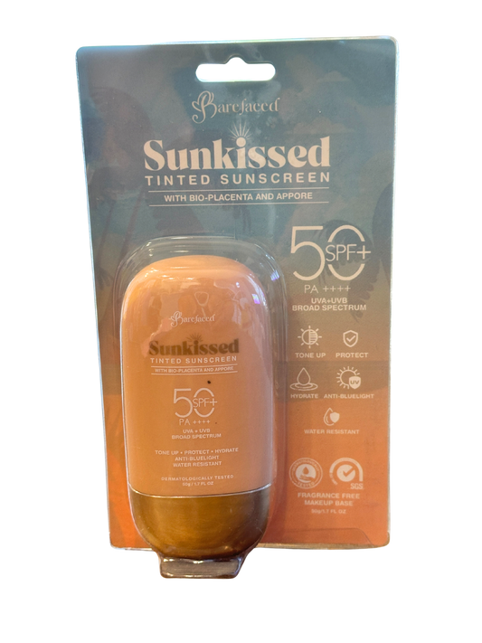 Barefaced Sunkissed Tinted Sunscreen with SPF and radiant tint