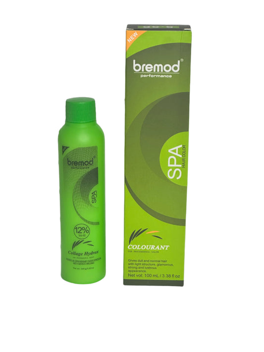 Bremod Collage Hydrox 12% and Hair Colorant Green Set – Tindahan PH