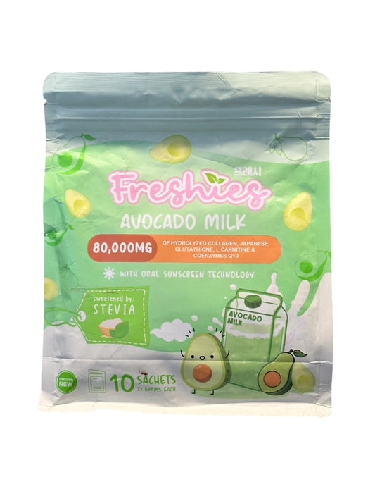 Freshies Avocado Milk with Hydrolyzed Collagen and Japanese Glutathione – Available at Tindahan PH