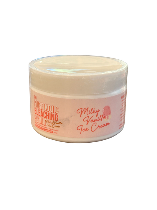 G21 Kojic Bleaching Scrub Milky Vanilla Ice Cream – Exfoliating body scrub at Tindahan PH