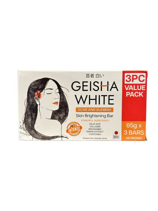 Geisha White Scar and Blemish Brightening Soap Bar (Intense)