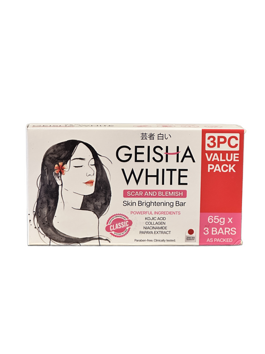 Geisha White Scar and Blemish Whitening Bar for clearer skin
