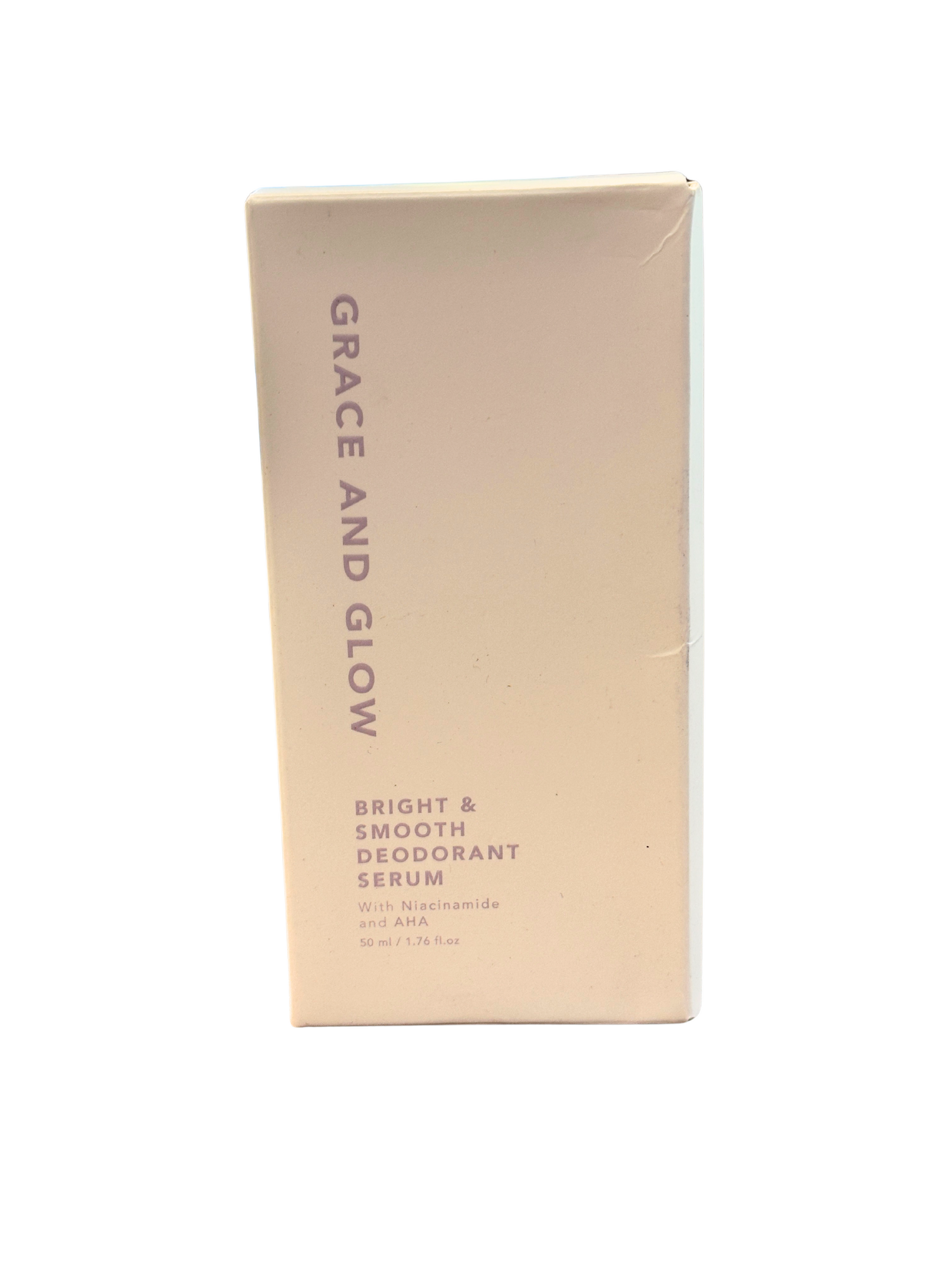 Grace and Glow Bright & Smooth Deodorant Serum for lasting freshness
