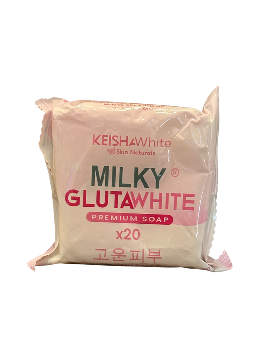 Keisha White Milky GlutaWhite Premium Soap for brighter, healthy-looking skin