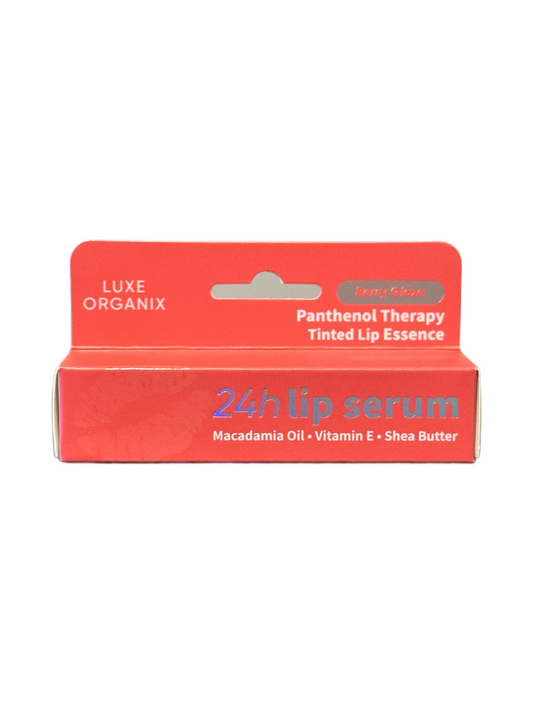 Luxe Organix 24h Lip Serum in Berry Glaze for soft and hydrated lips
