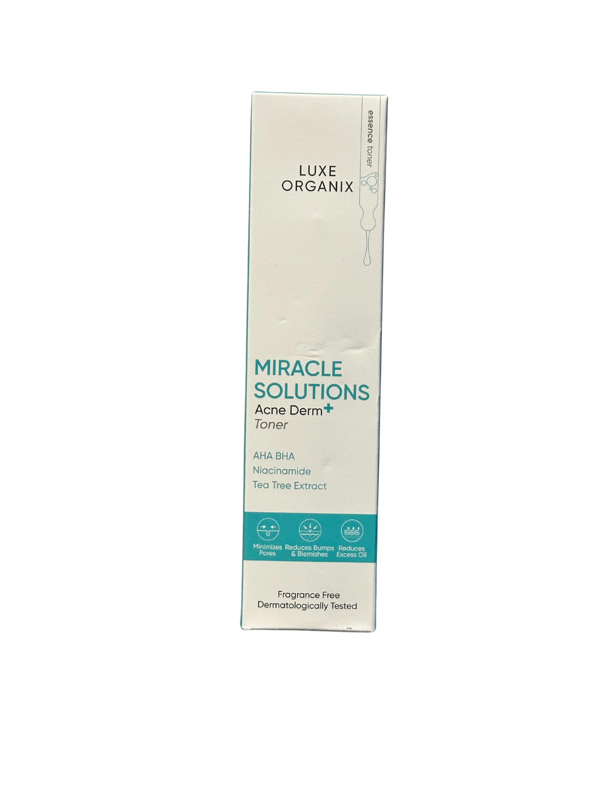 Luxe Organix Miracle Solutions Acne Derm+ Toner for acne care