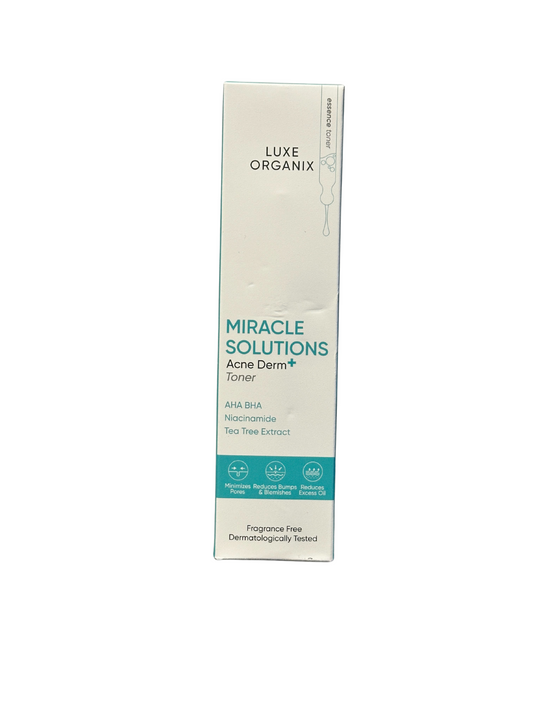 Luxe Organix Miracle Solutions Acne Derm+ Toner for acne care
