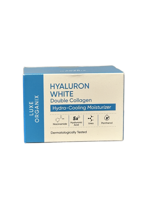 Luxe Organix Hyaluron White Double Collagen Hydra-Cooling Moisturizer