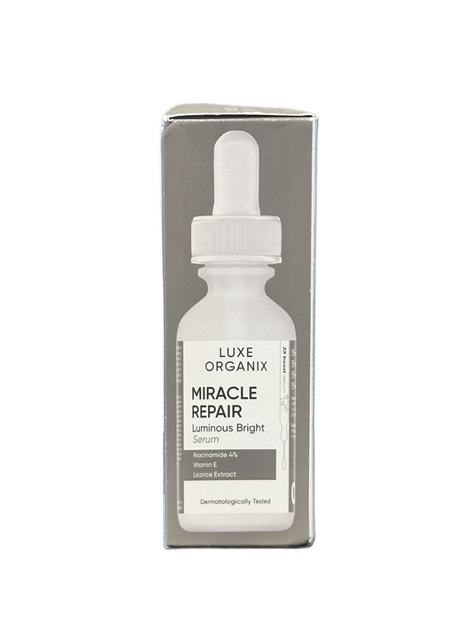Luxe Organix Miracle Repair Luminous Bright Serum for radiant skin