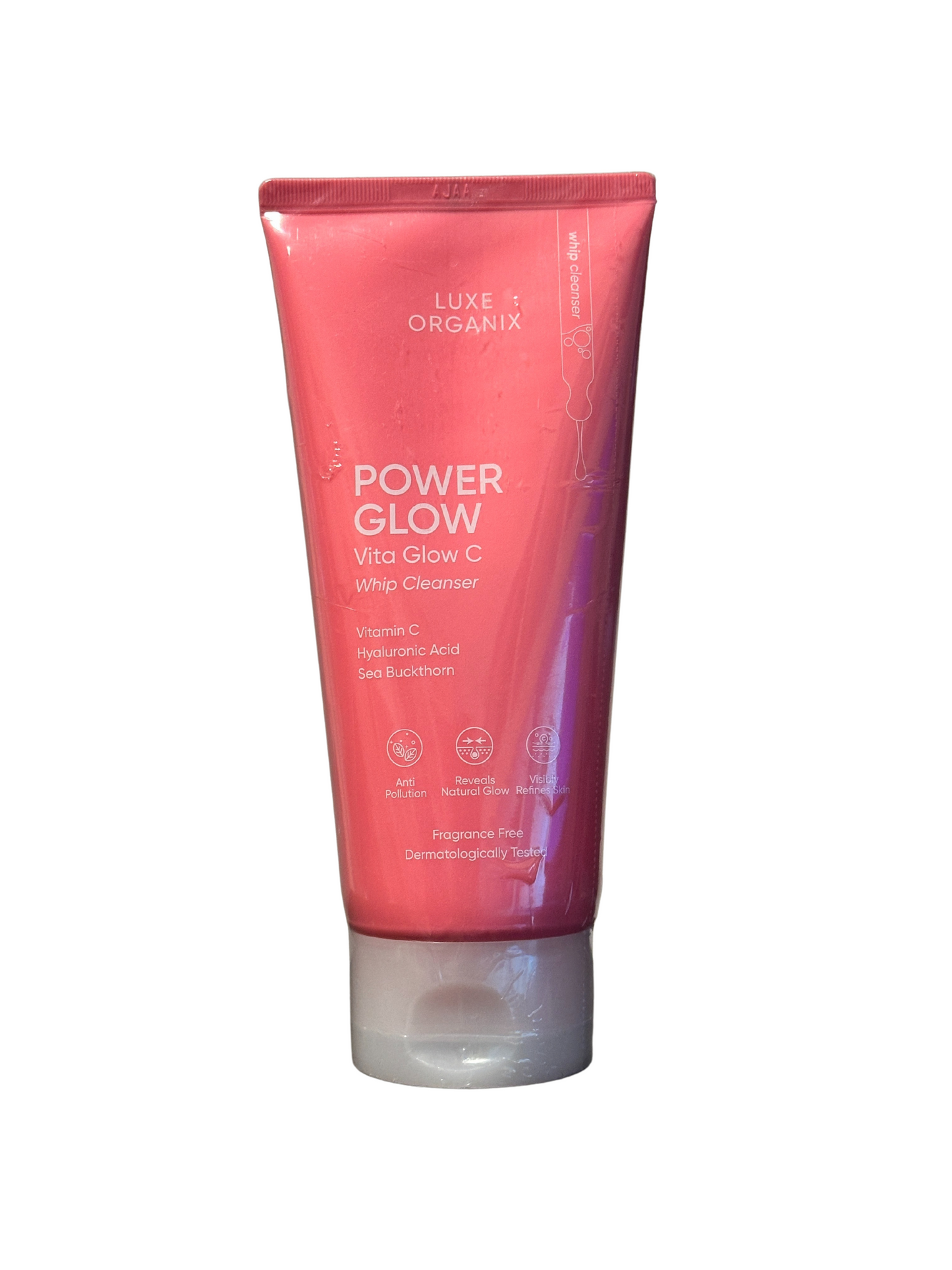 Luxe Organix Power Glow Vita Glow C Whip Cleanser with Vitamin C