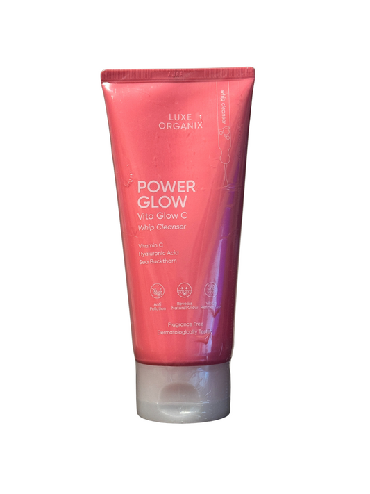 Luxe Organix Power Glow Vita Glow C Whip Cleanser with Vitamin C