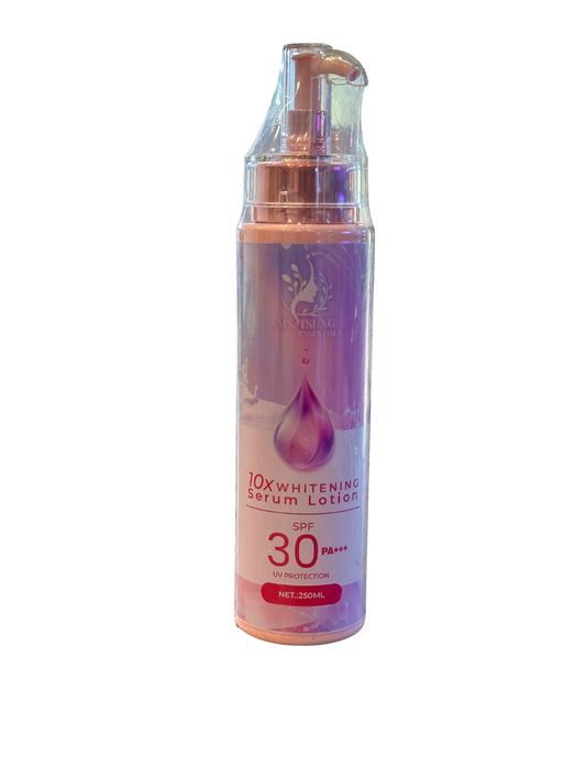 Ms Tsung 10X Whitening Serum Lotion with SPF 30PA+++ for radiant, protected skin