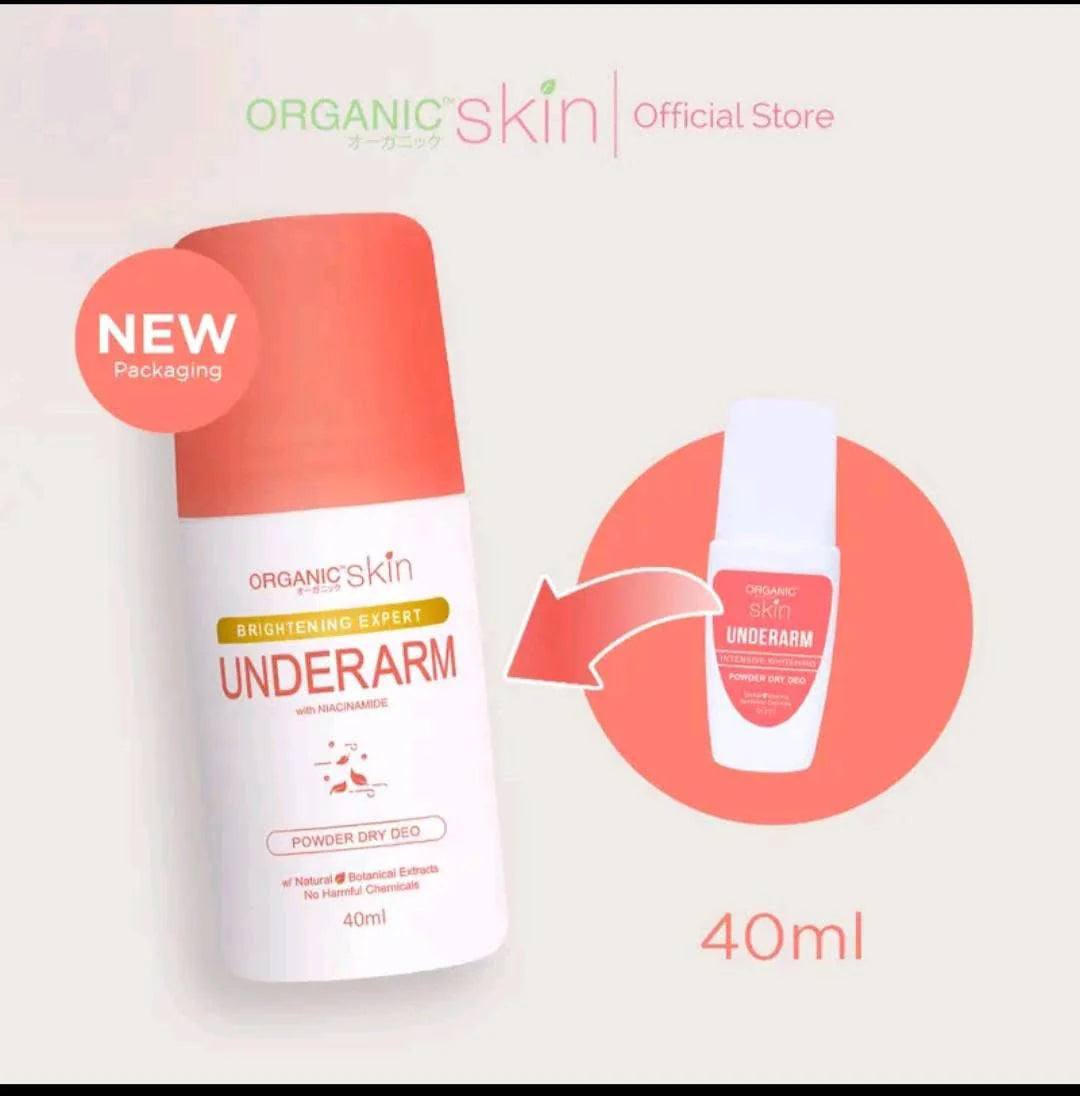 Underarm Powder Organic Skin Underarm Dry Deo Powder | Long-Lasting Freshness ...
