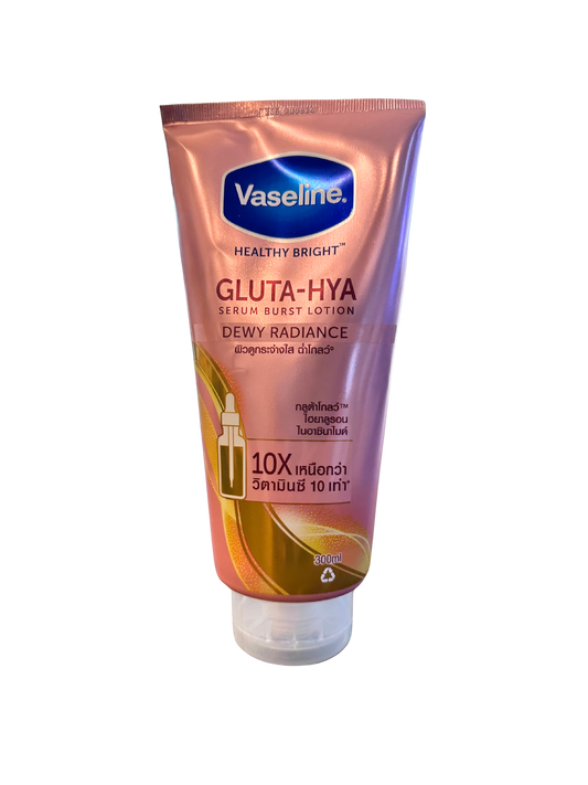 Vaseline GLUTA-HYA Dewy Radiance Lotion 300ml for glowing skin hydration