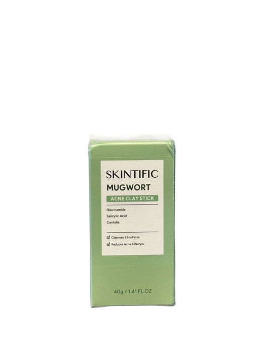 Skintific Mugwort Acne Clay Stick for acne treatment and deep cleansing
