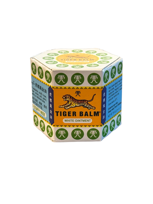 Tiger Balm White Ointment for headache and muscle pain relief